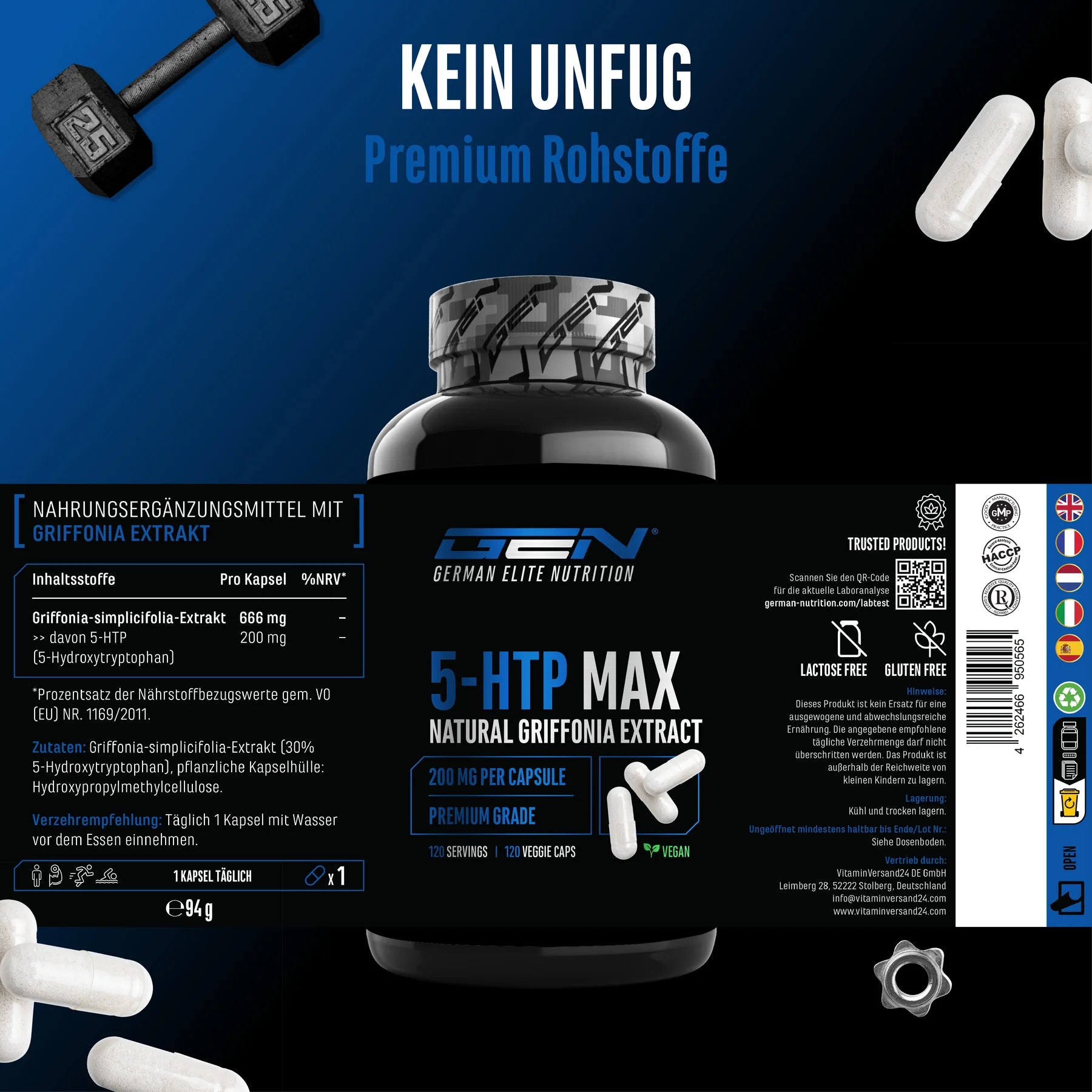 5-HTP Max 120 Kapseln