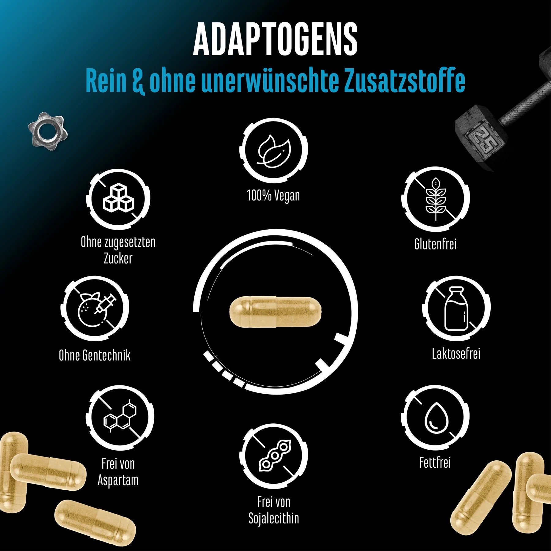 GEN Adaptogene 120 Kapseln