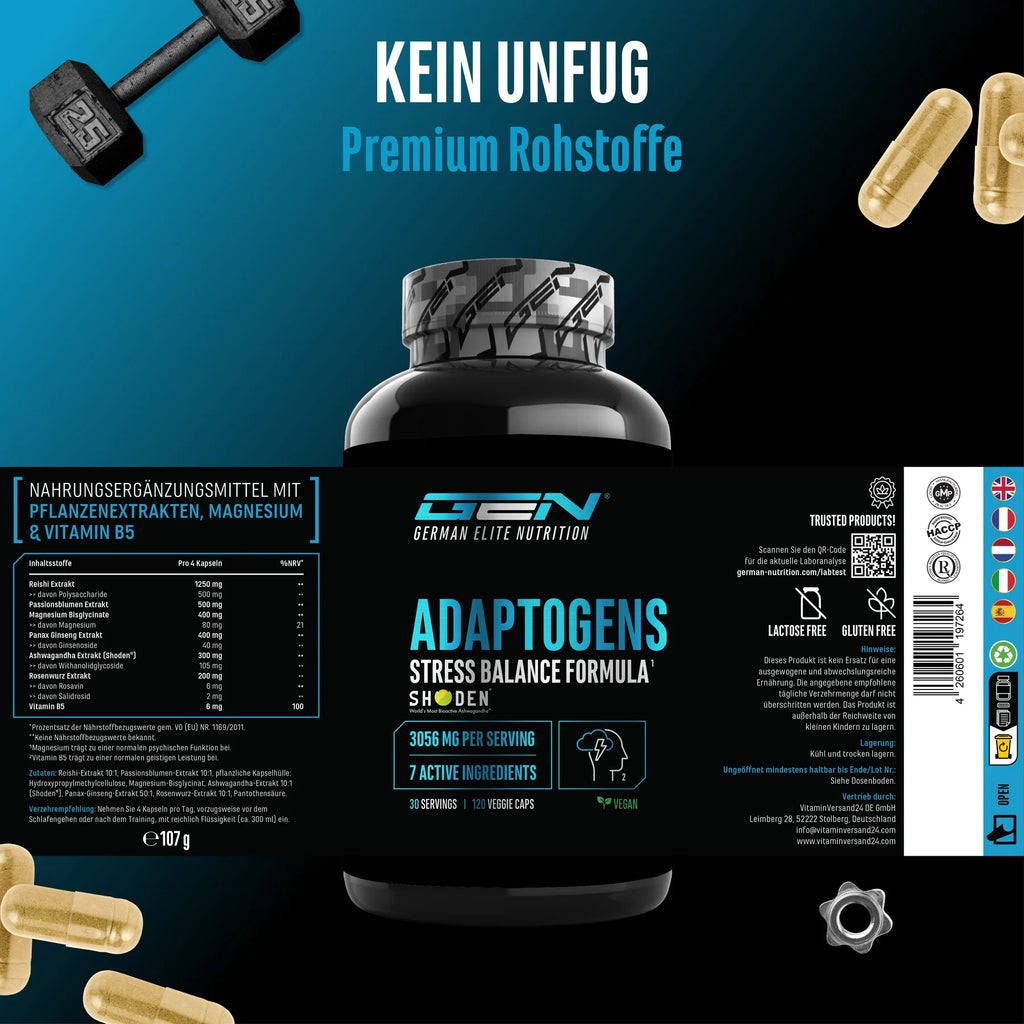 GEN Adaptogene 120 Kapseln