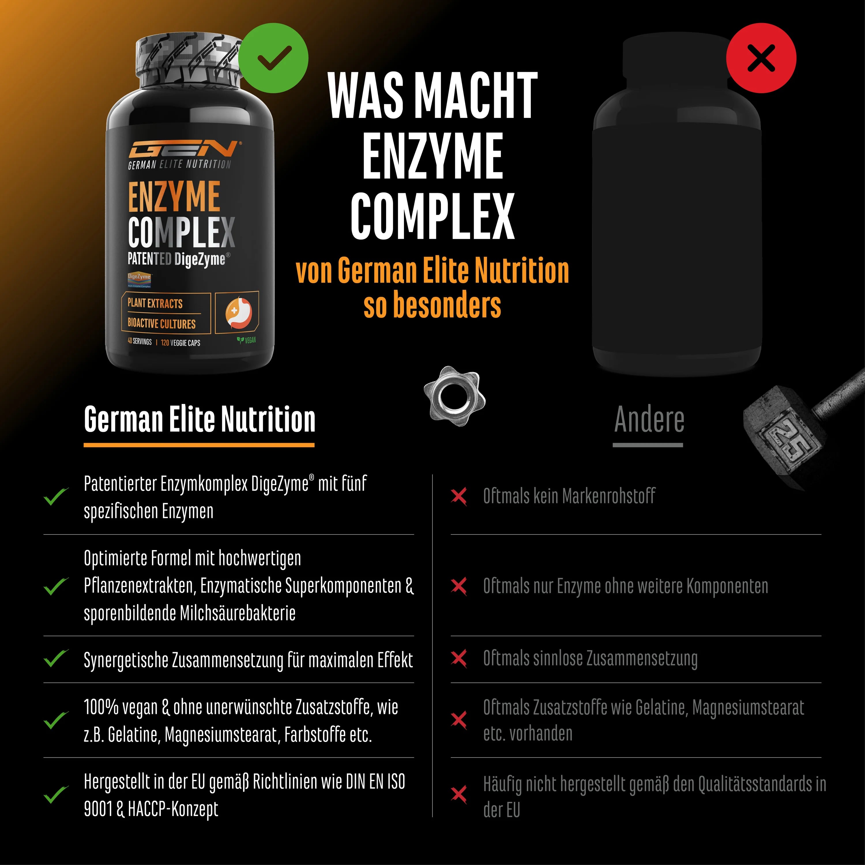 Enzym Komplex 120 Kapseln