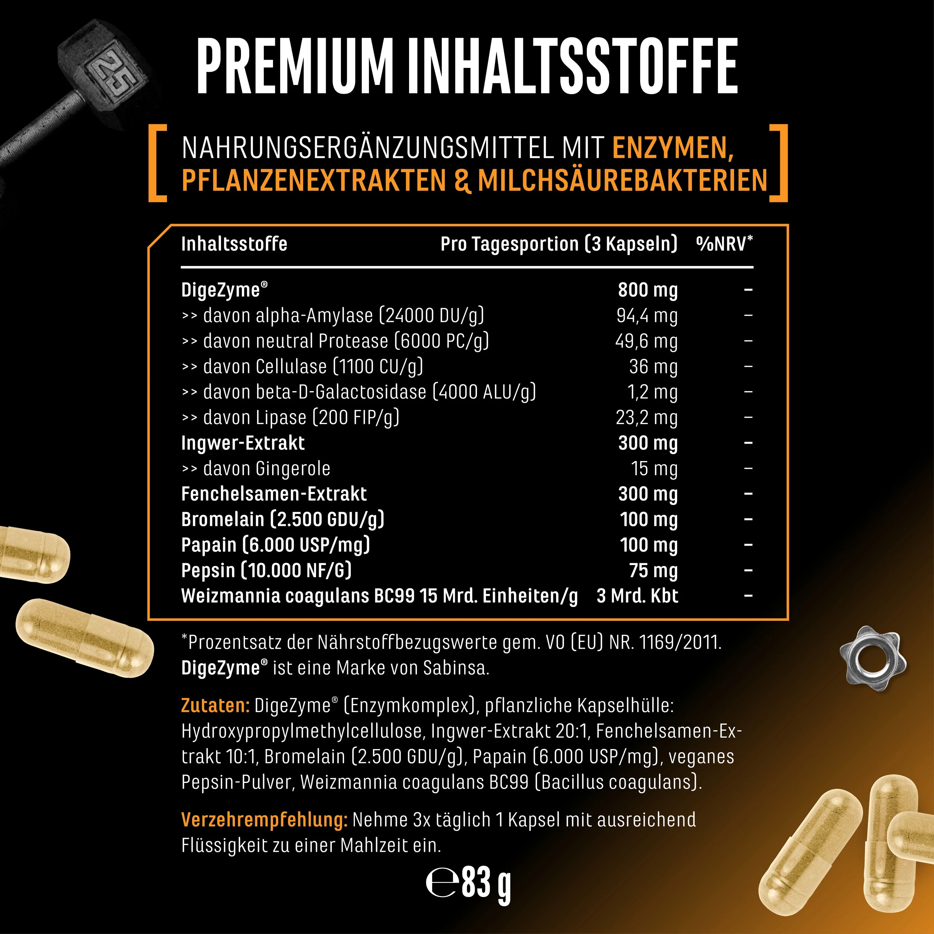 Enzym Komplex 120 Kapseln