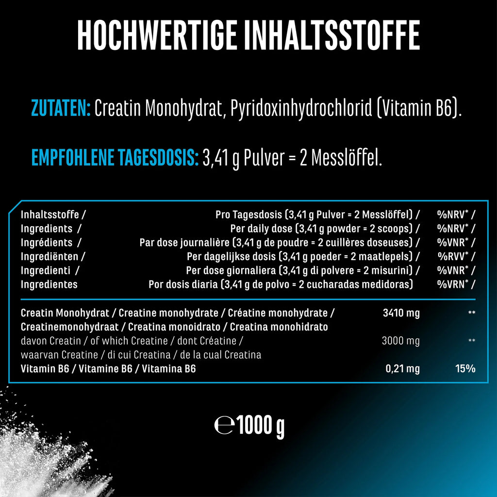 Creatin Monohydrat 1Kg
