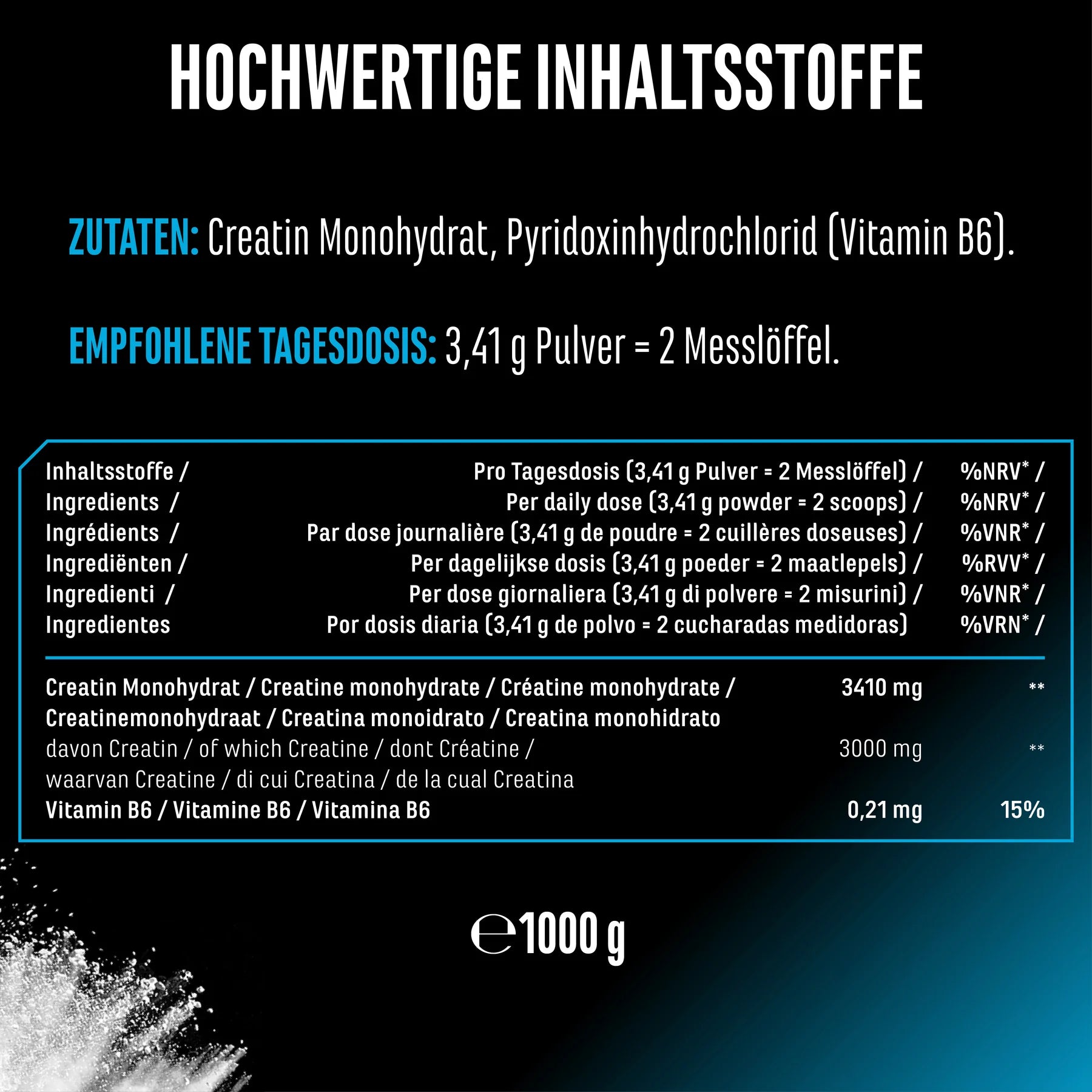 Creatin Monohydrat 1Kg