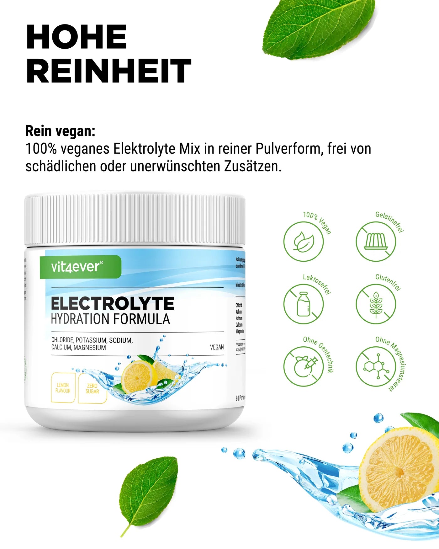 Electrolyte Hydration Formula Pulver 400g