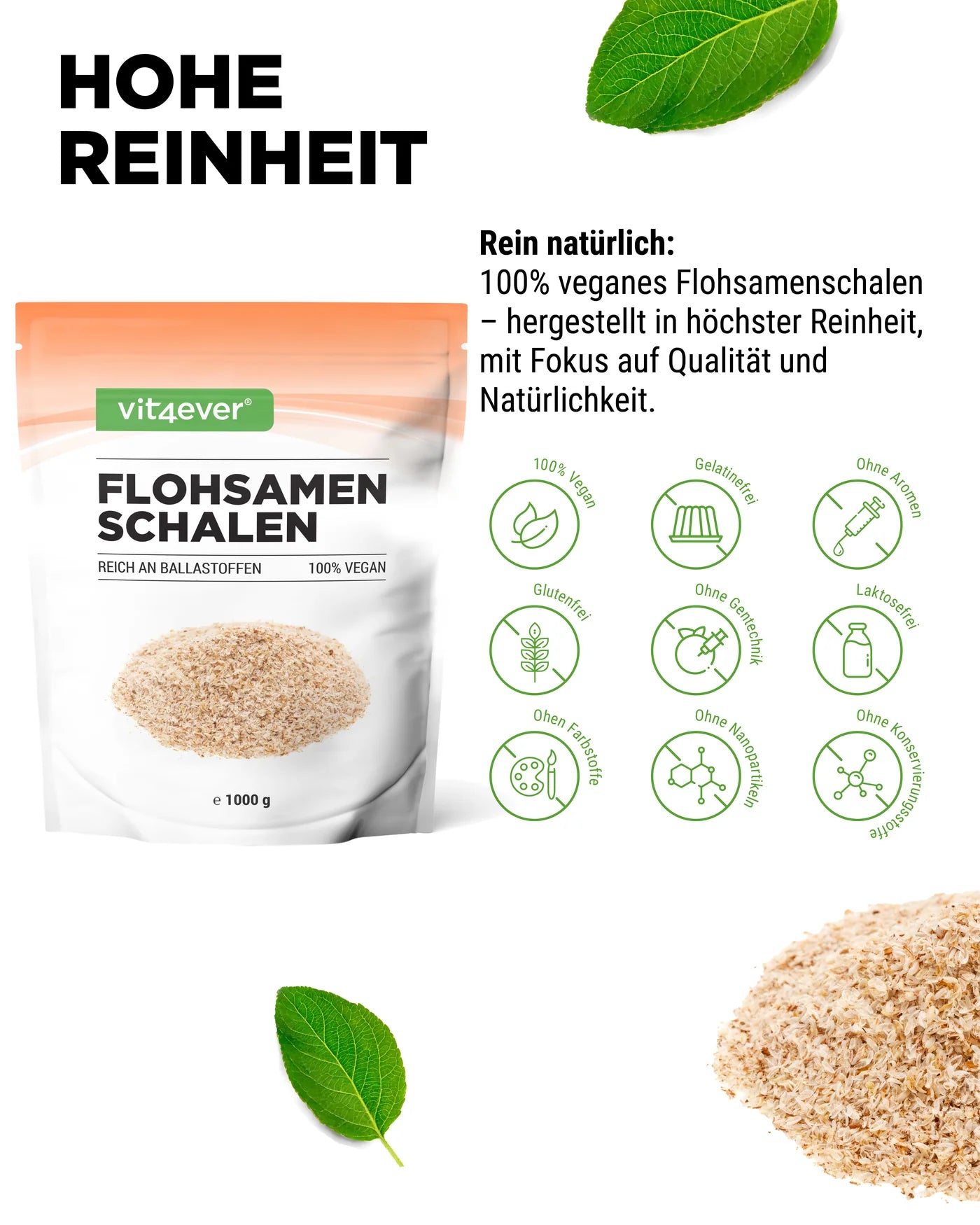 Flohsamenschalen 1kg