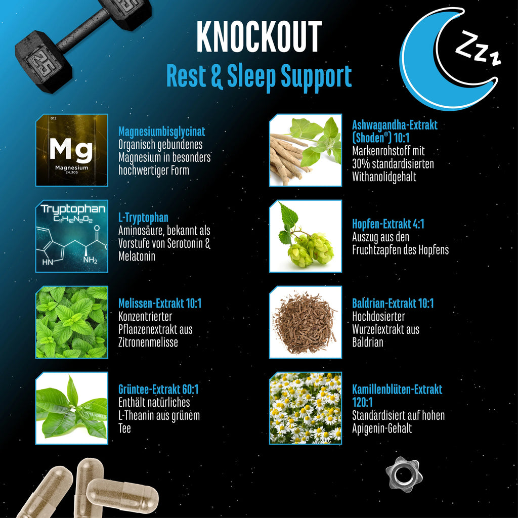 Knockout - Sleep & Recover Support 120 Kapseln