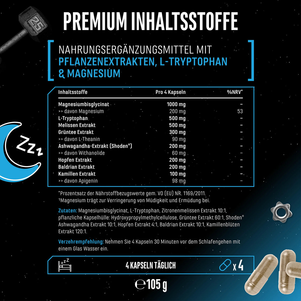 Knockout - Sleep & Recover Support 120 Kapseln