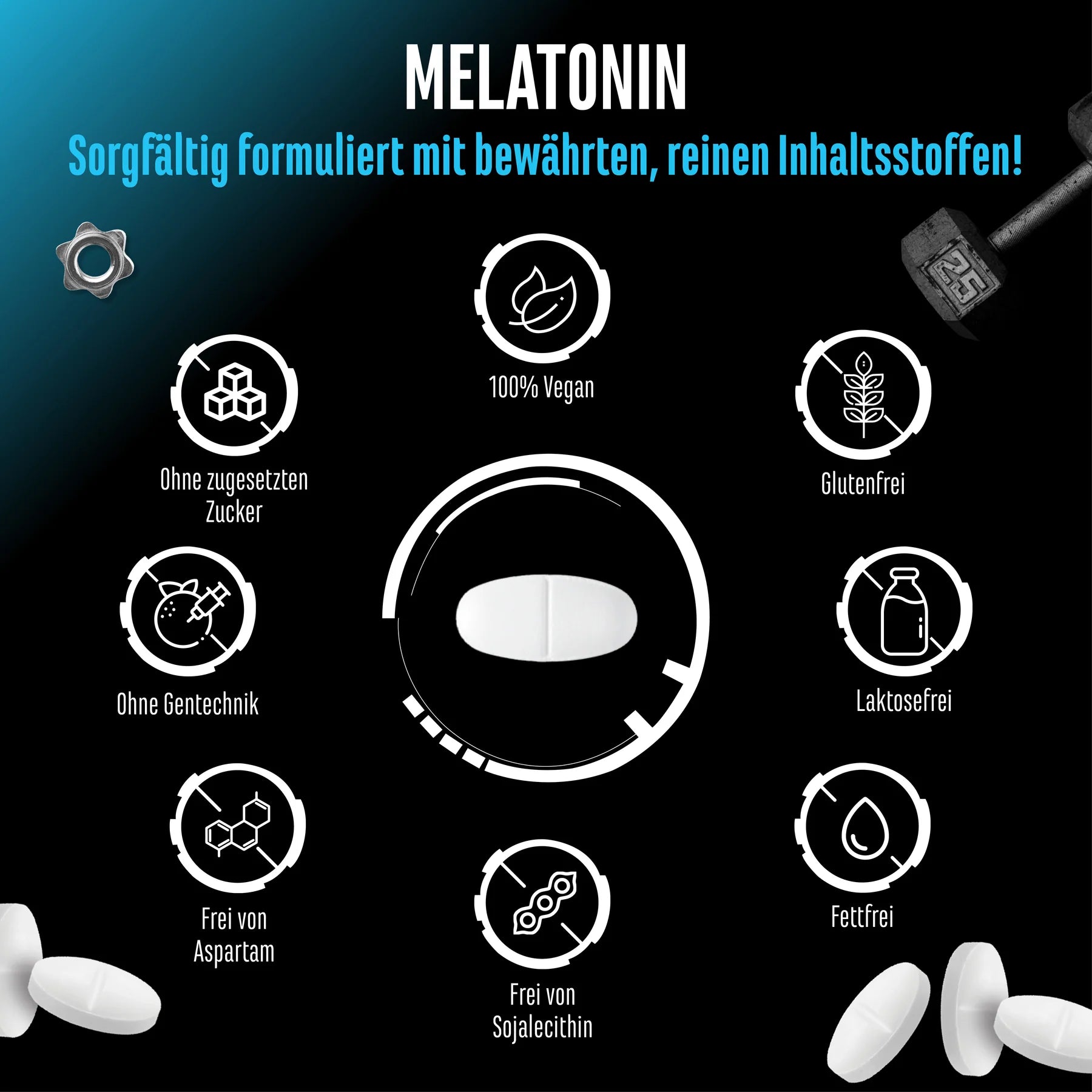 Melatonin Time Release 365 Lutschtabletten