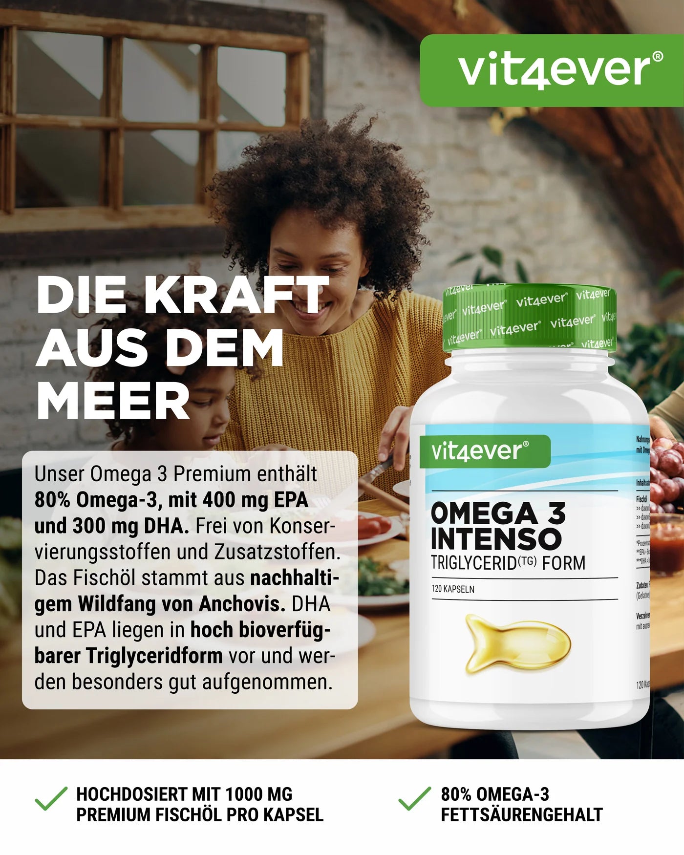 Omega 3 Intenso 365 Kapseln