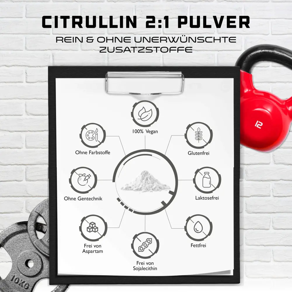 L-Citrullin DL-Malat 2:1 500g Pulver