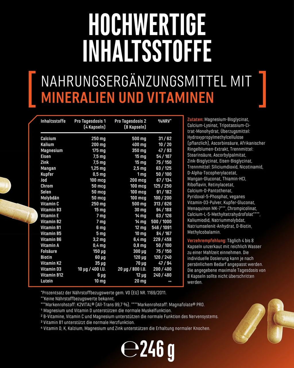 All in one 240 Kapseln