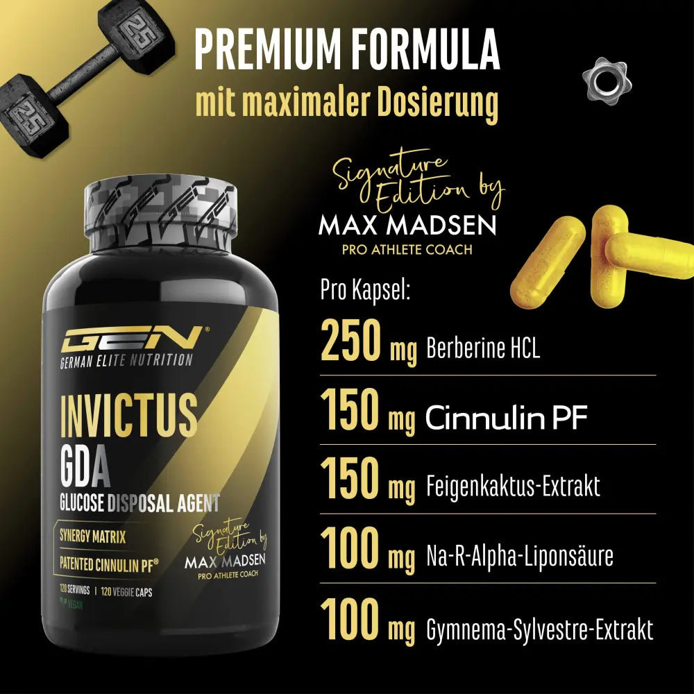 Invictus GDA 120 Kapseln
