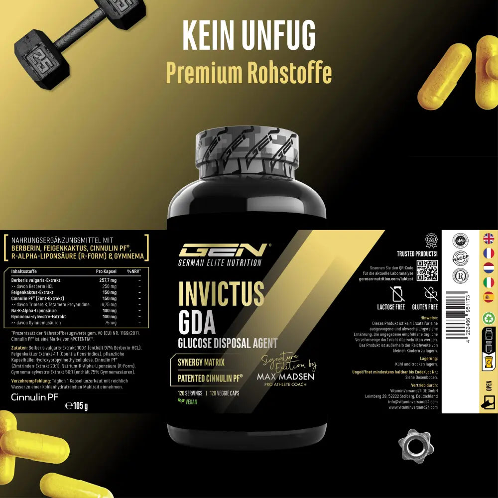 Invictus GDA 120 Kapseln