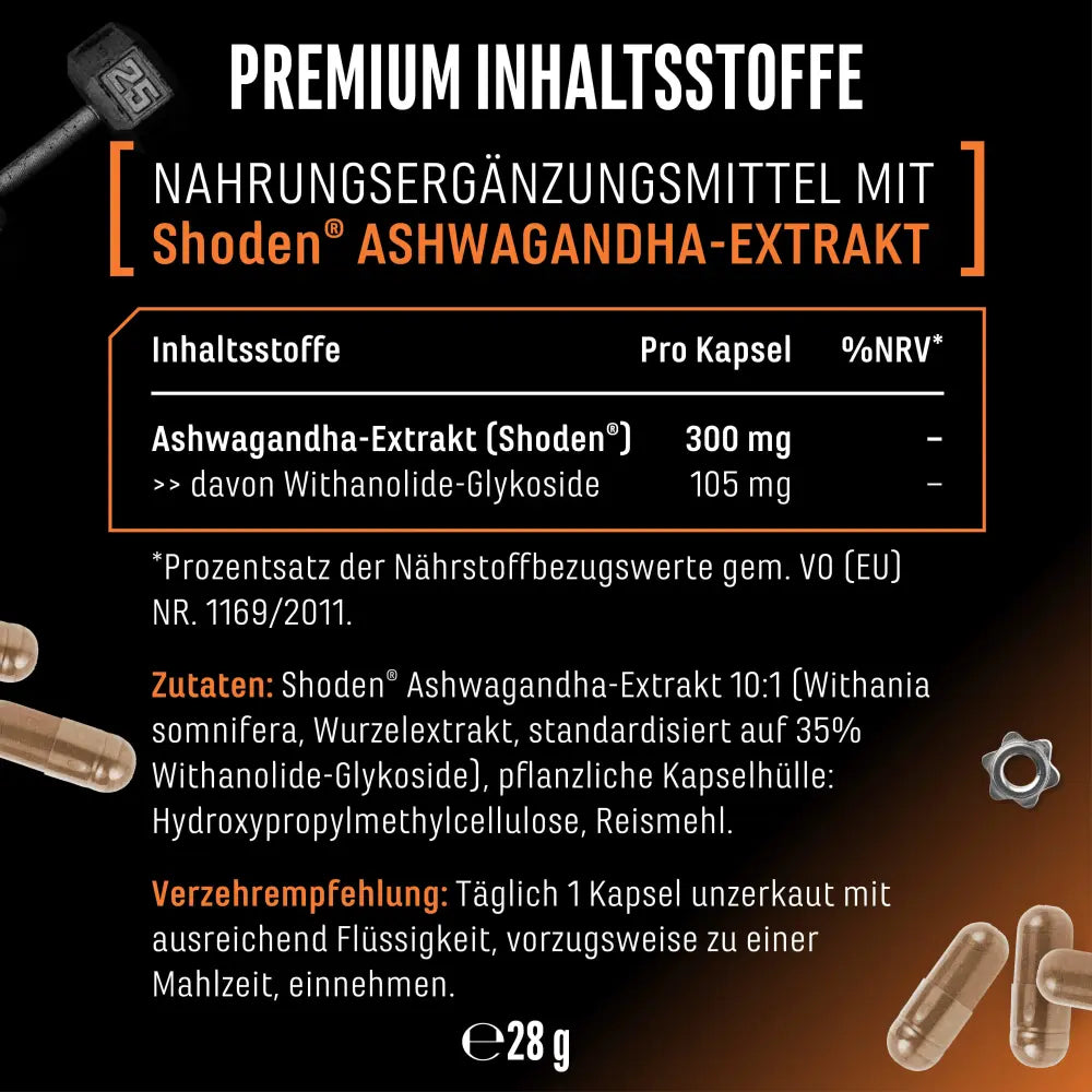 Ashwagandha Shoden 60 Kapseln