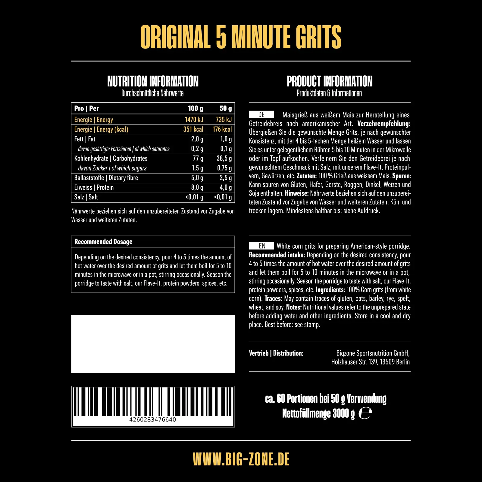 GRITS 3Kg