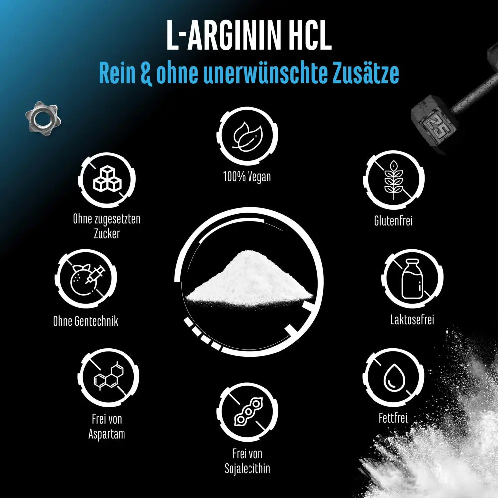 L-Arginin HCL 500g Pulver