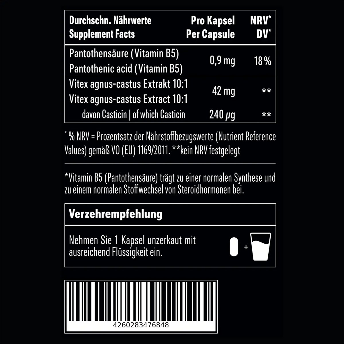 Mönchspfeffer 120 Kapseln