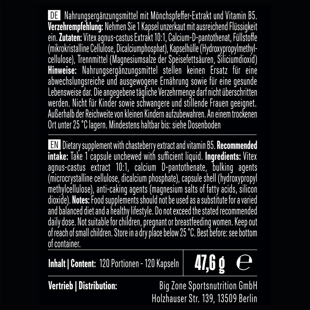 Mönchspfeffer 120 Kapseln