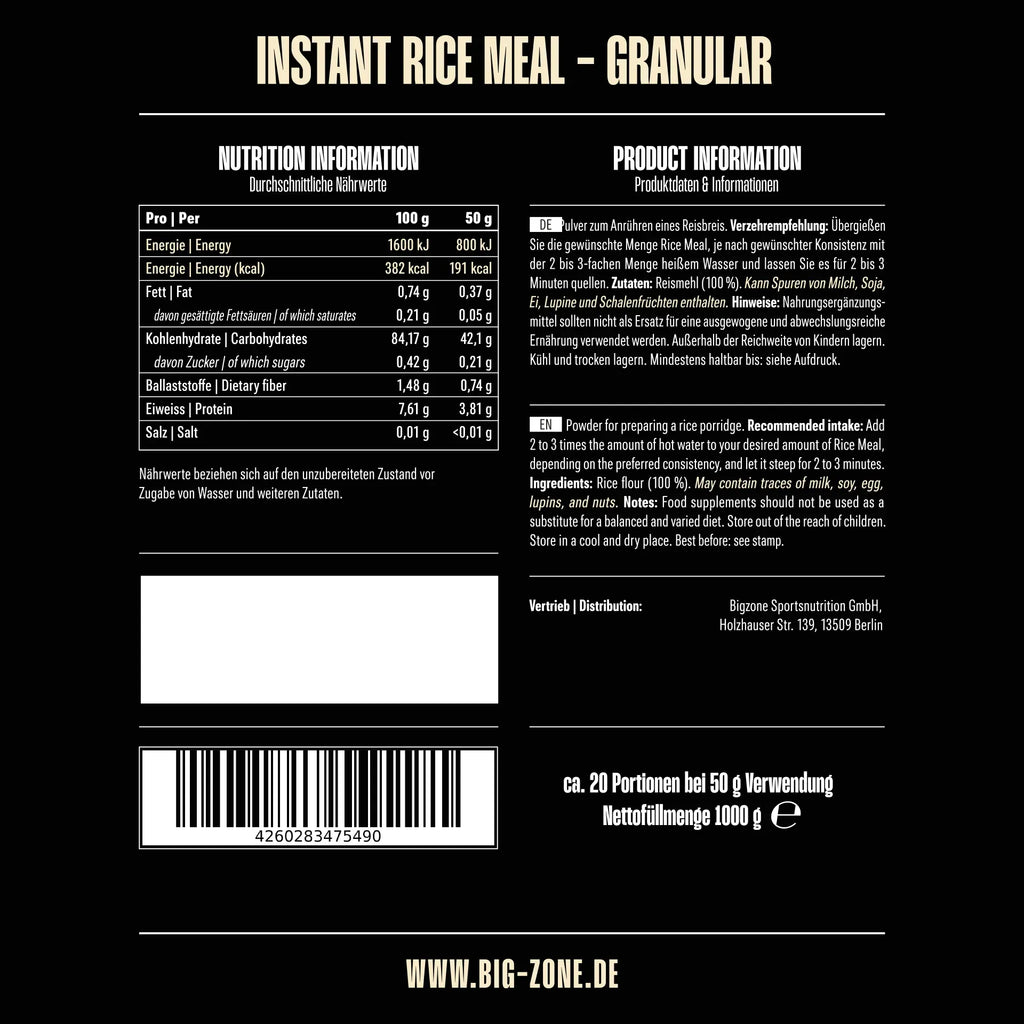 INSTANT RICE MEAL(GROB) 1KG