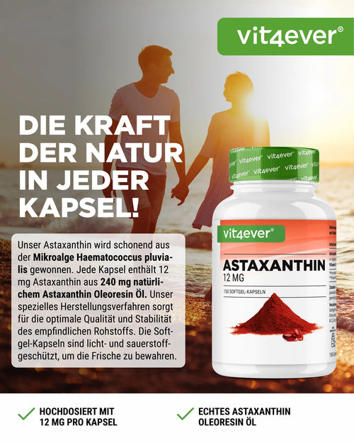 Astaxanthin 12 mg 150 Kapseln