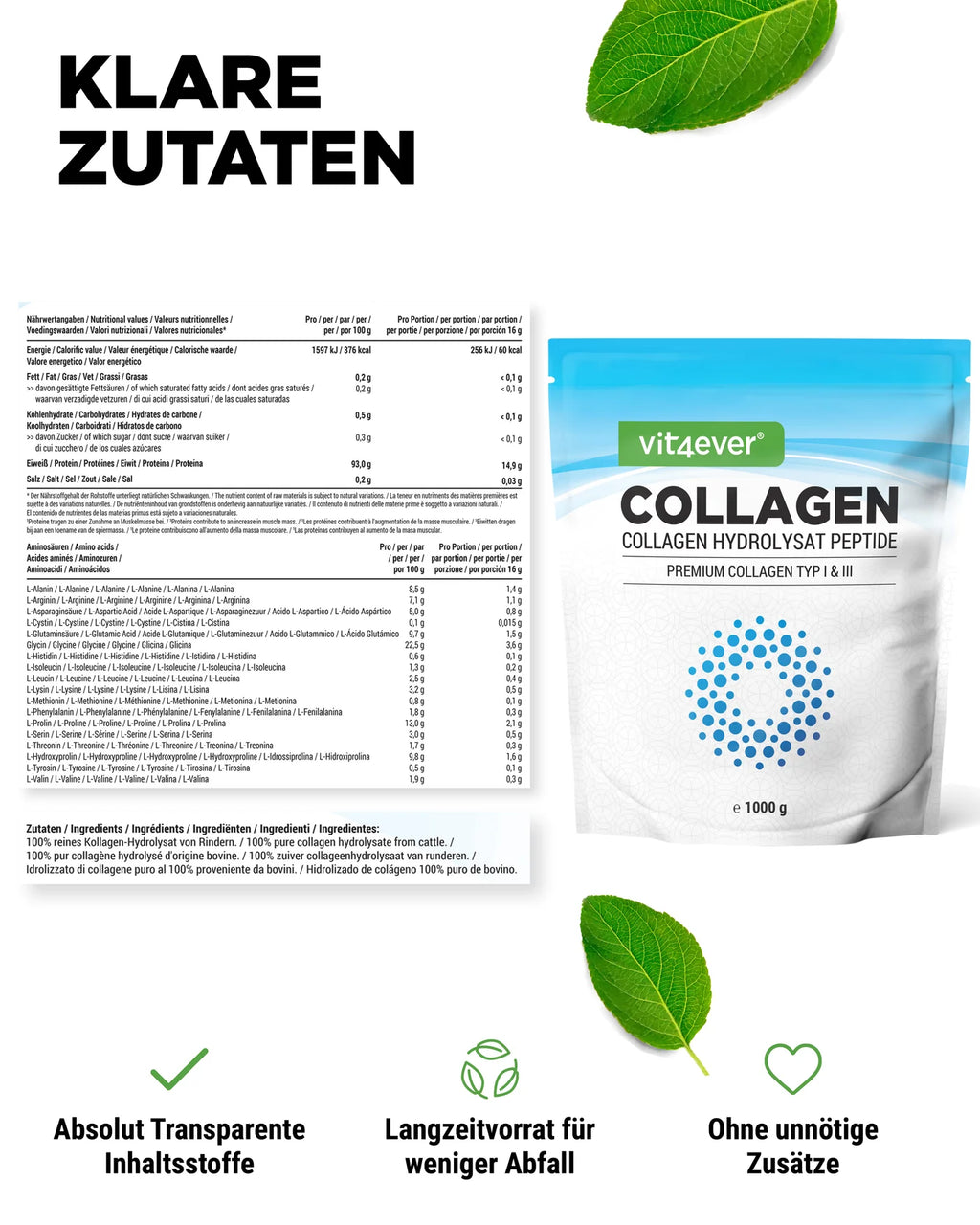 Kollagen Pulver 