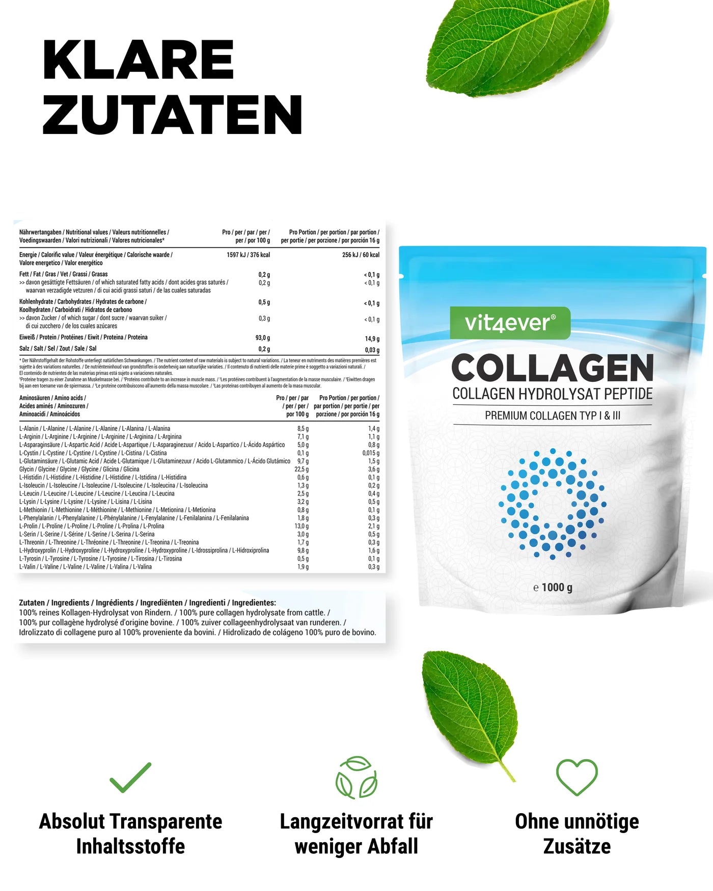 Kollagen Pulver 