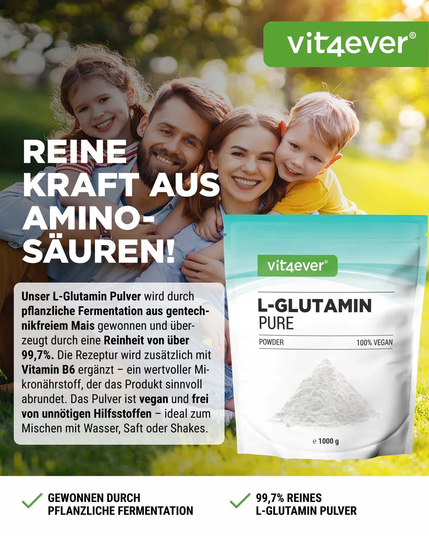 L-Glutamin Pulver 1kg