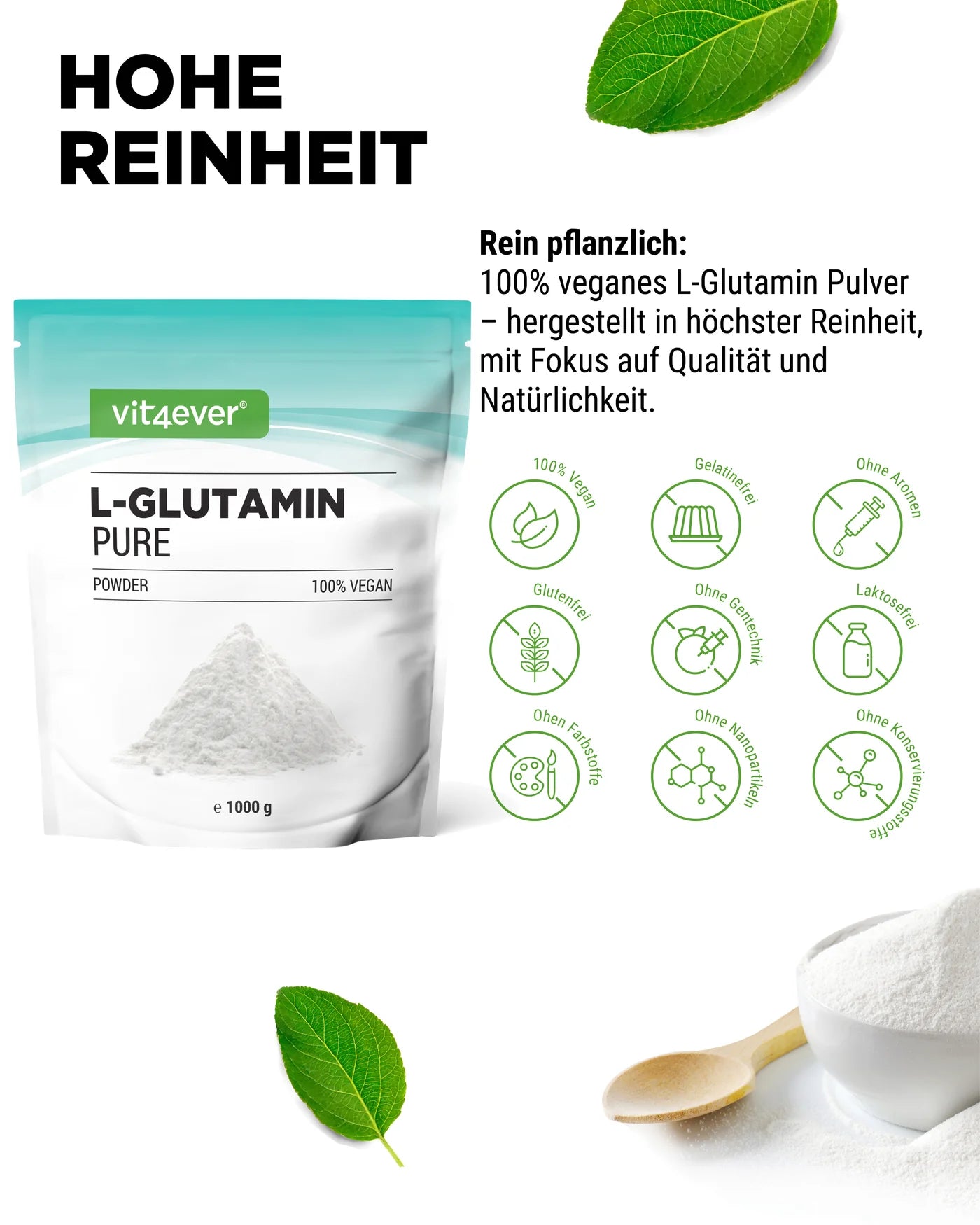 L-Glutamin Pulver 1kg