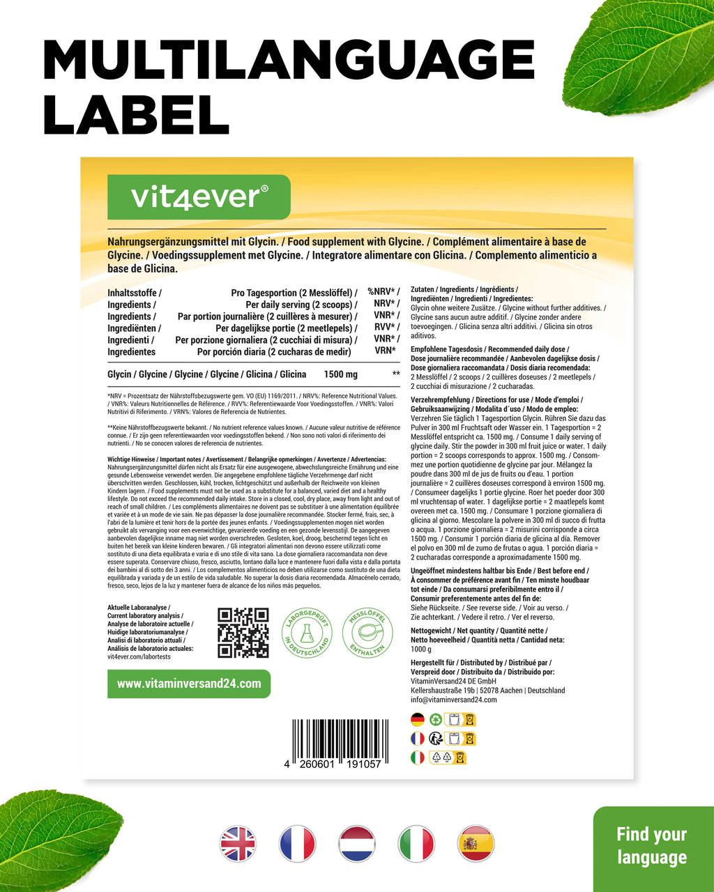 Glycin Pure 1 KG