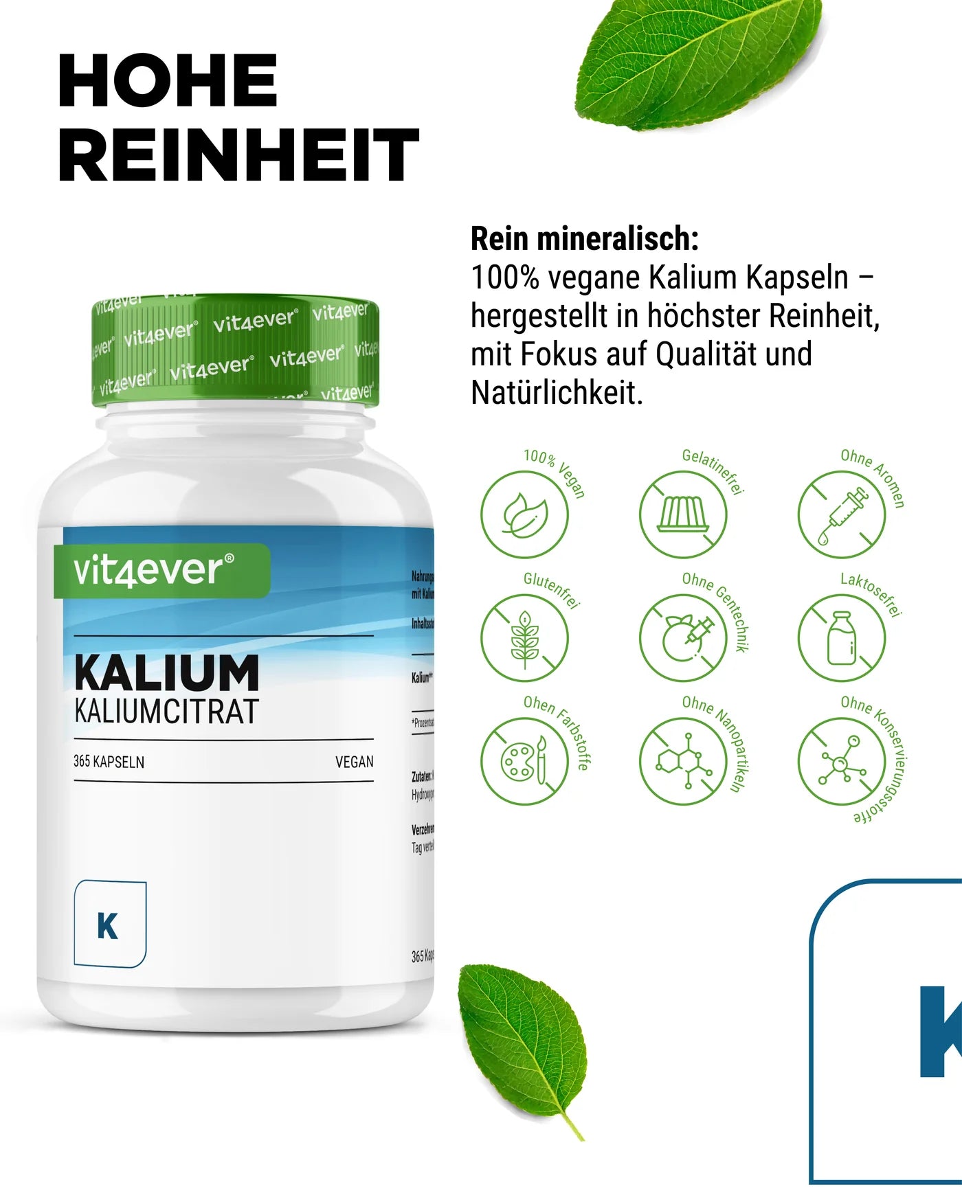Kaliumcitrat 365 Kapseln