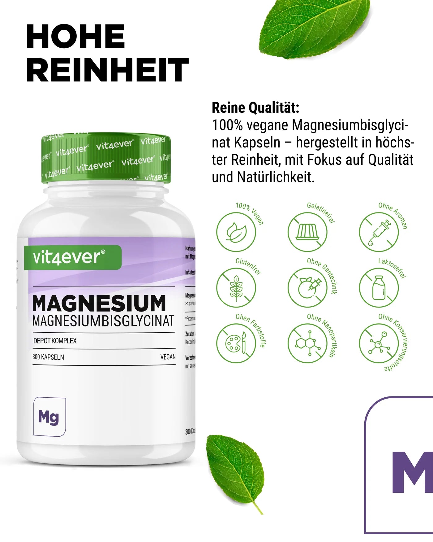 Magnesiumbisglycinat Depot Komplex 300 Kapseln