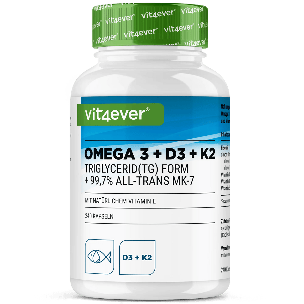 Omega 3 + D3 + K2 240 Kapseln