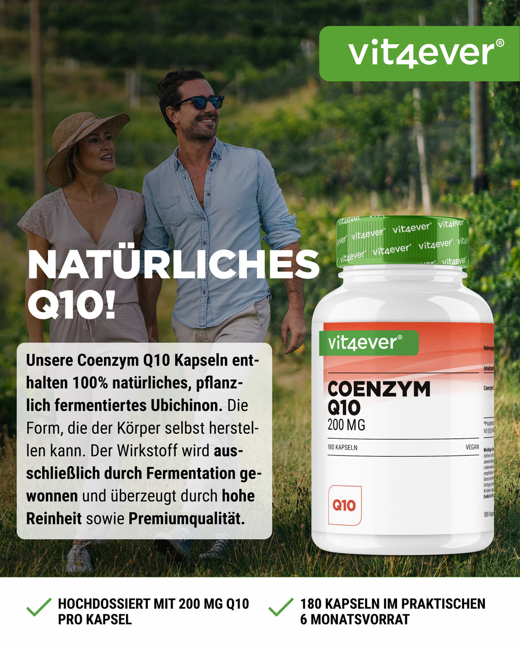 Coenzym Q10 - 200mg 180 Kapseln