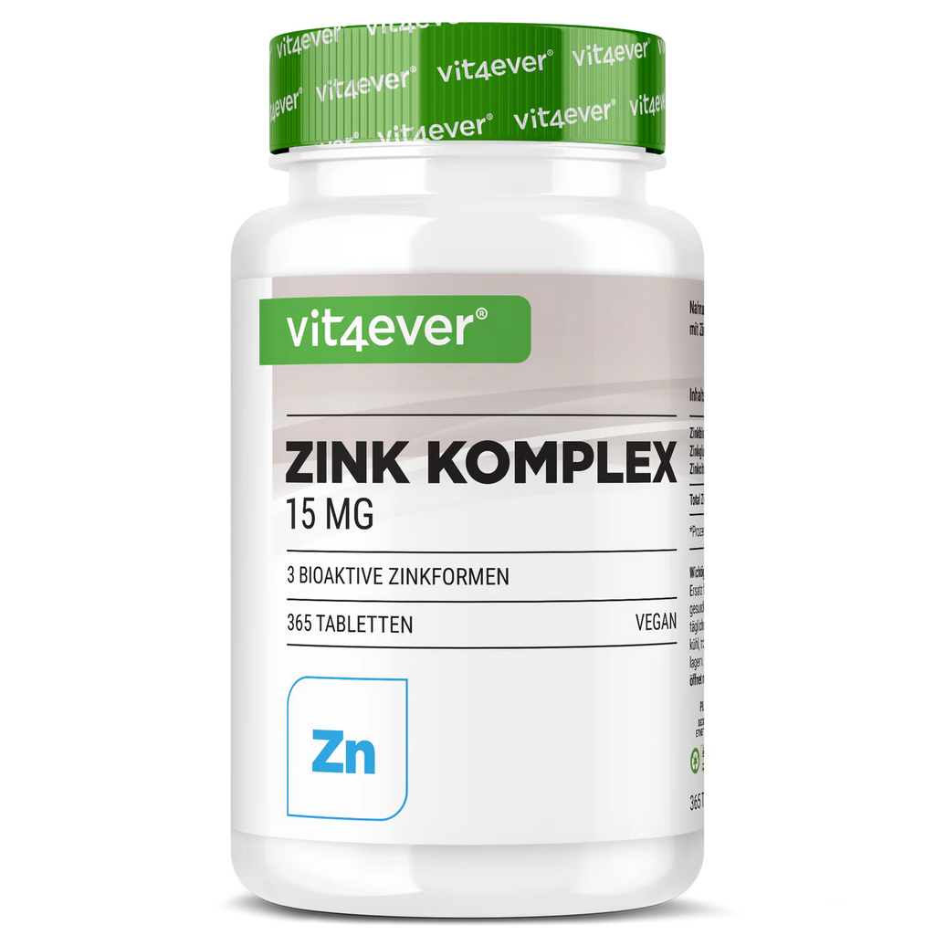Zink Komplex mit 3 Zinkformen 365 Kapseln