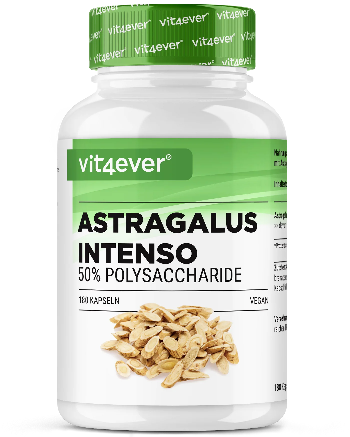 Astragalus - 50% Polysachharide 180 Kapseln