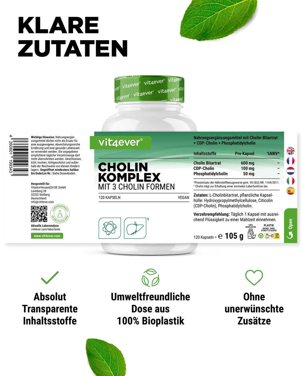 Cholin Komplex 120 Kapseln