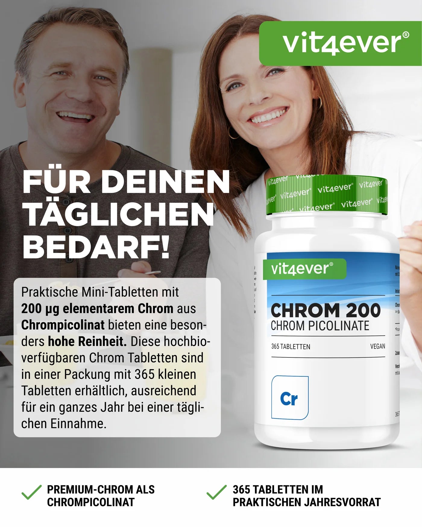 Chromium (Chrom) 365 Tabletten