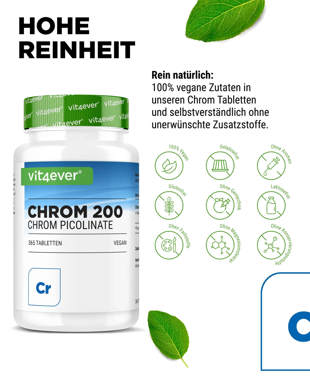 Chromium (Chrom) 365 Tabletten