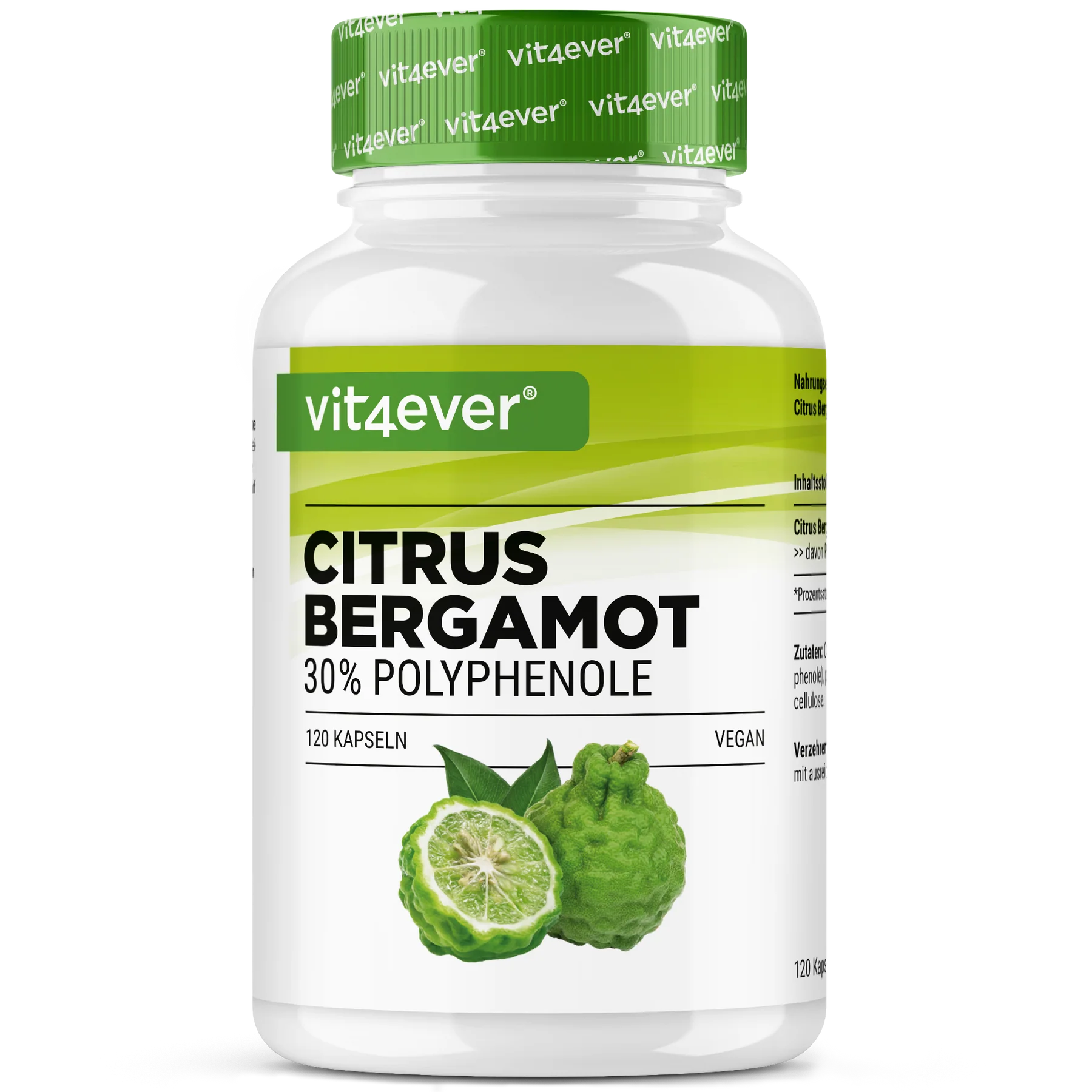 Citrus Bergamot, 30% Polyphenole  120 Kapseln