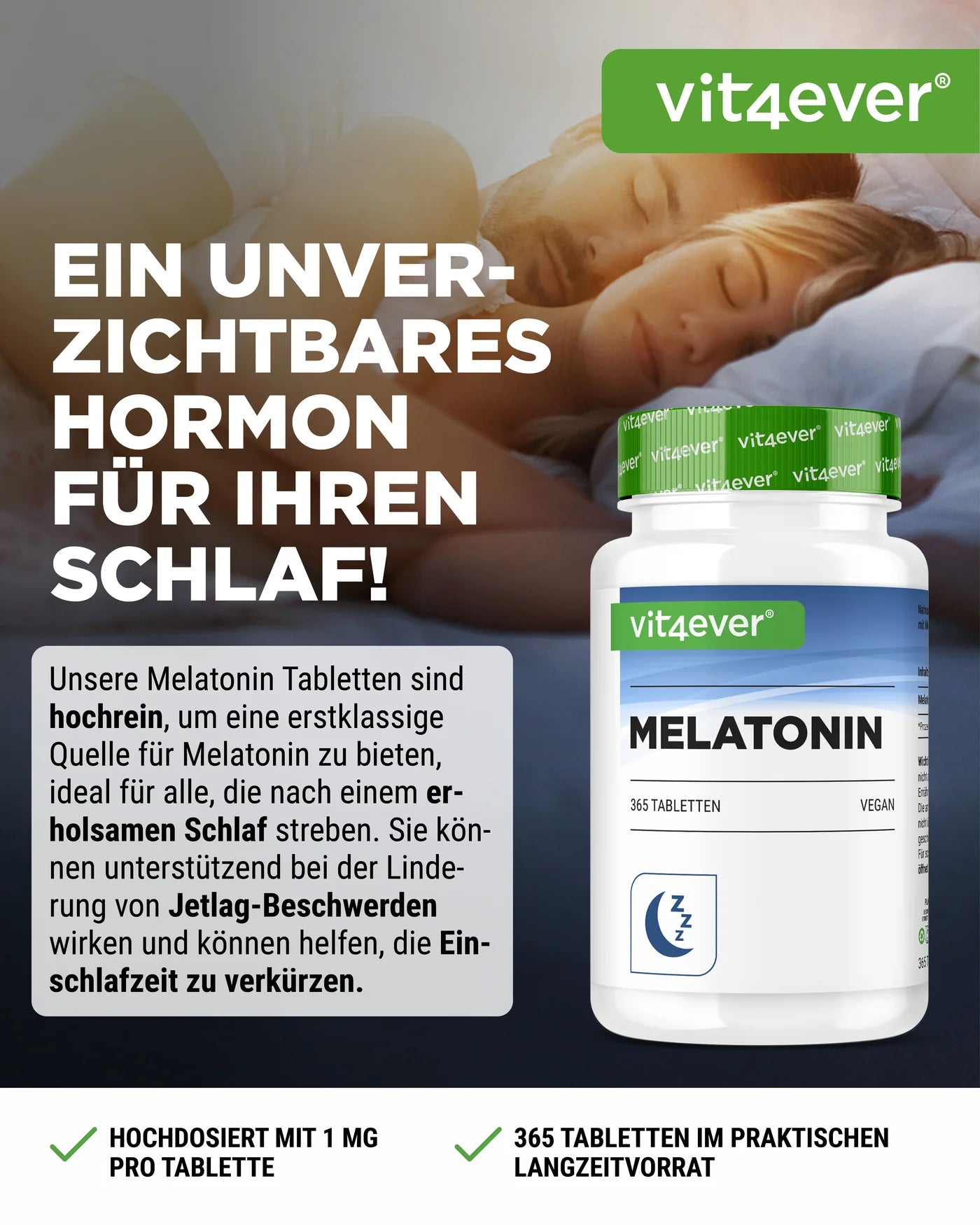 Melatonin 1 mg  365 Tabletten