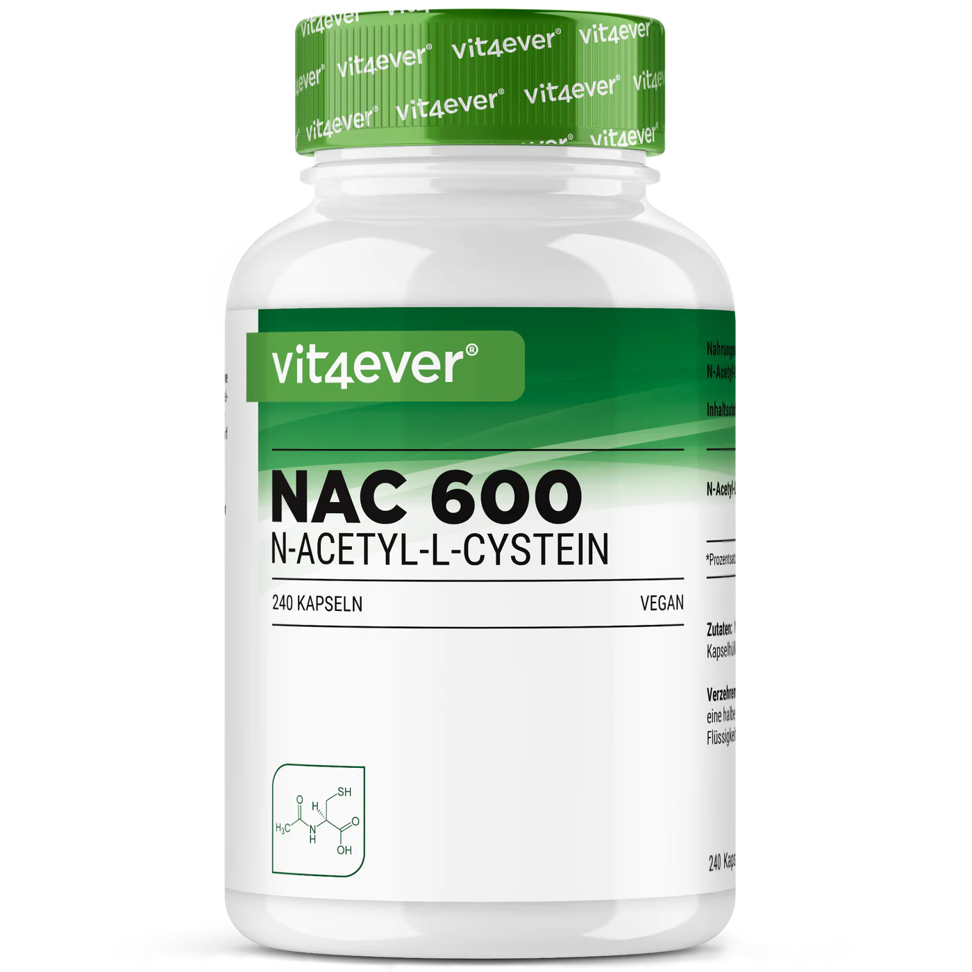NAC - N-Acetyl L-Cystein 240 Kapseln