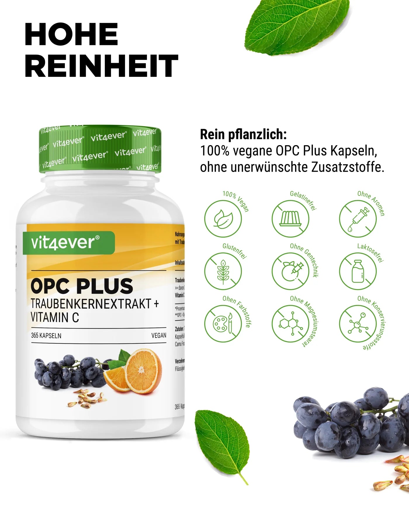OPC mit Vitamin C 365 Kapseln