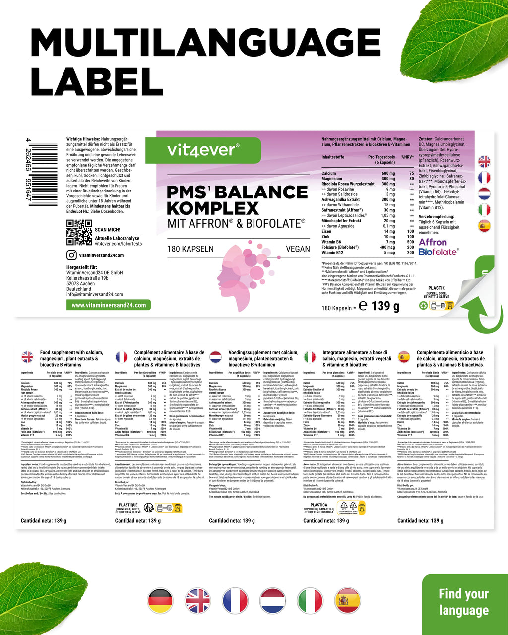 PMS Balance Komplex 180 Kapseln