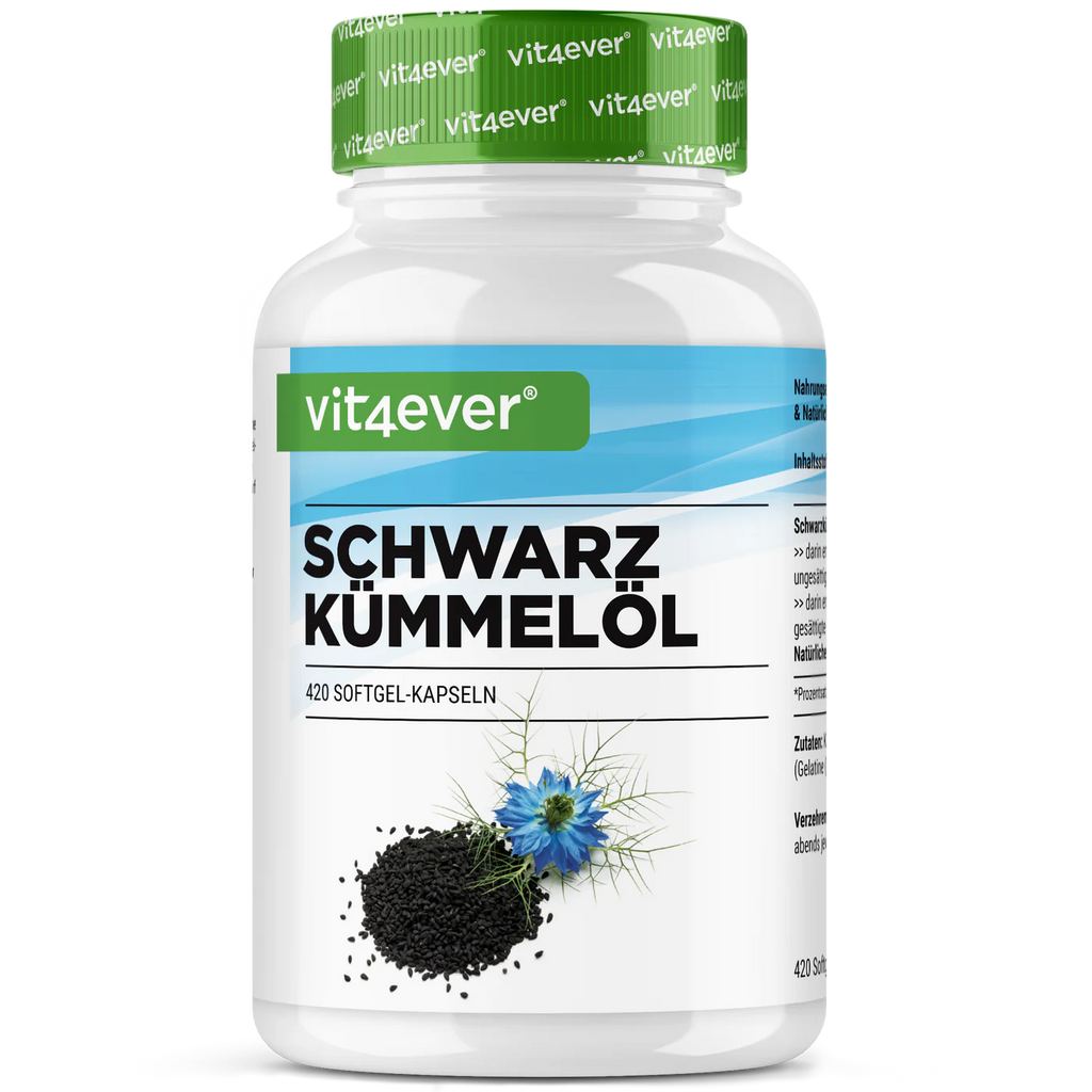 Schwarzkümmelöl - 500 mg 420 Softgel Kapseln