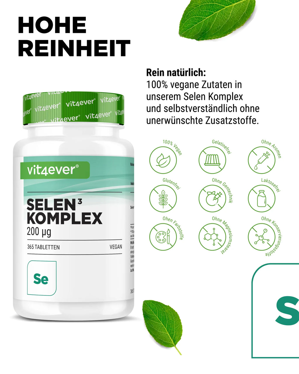 Selen 3-fach Komplex 365 Tabletten