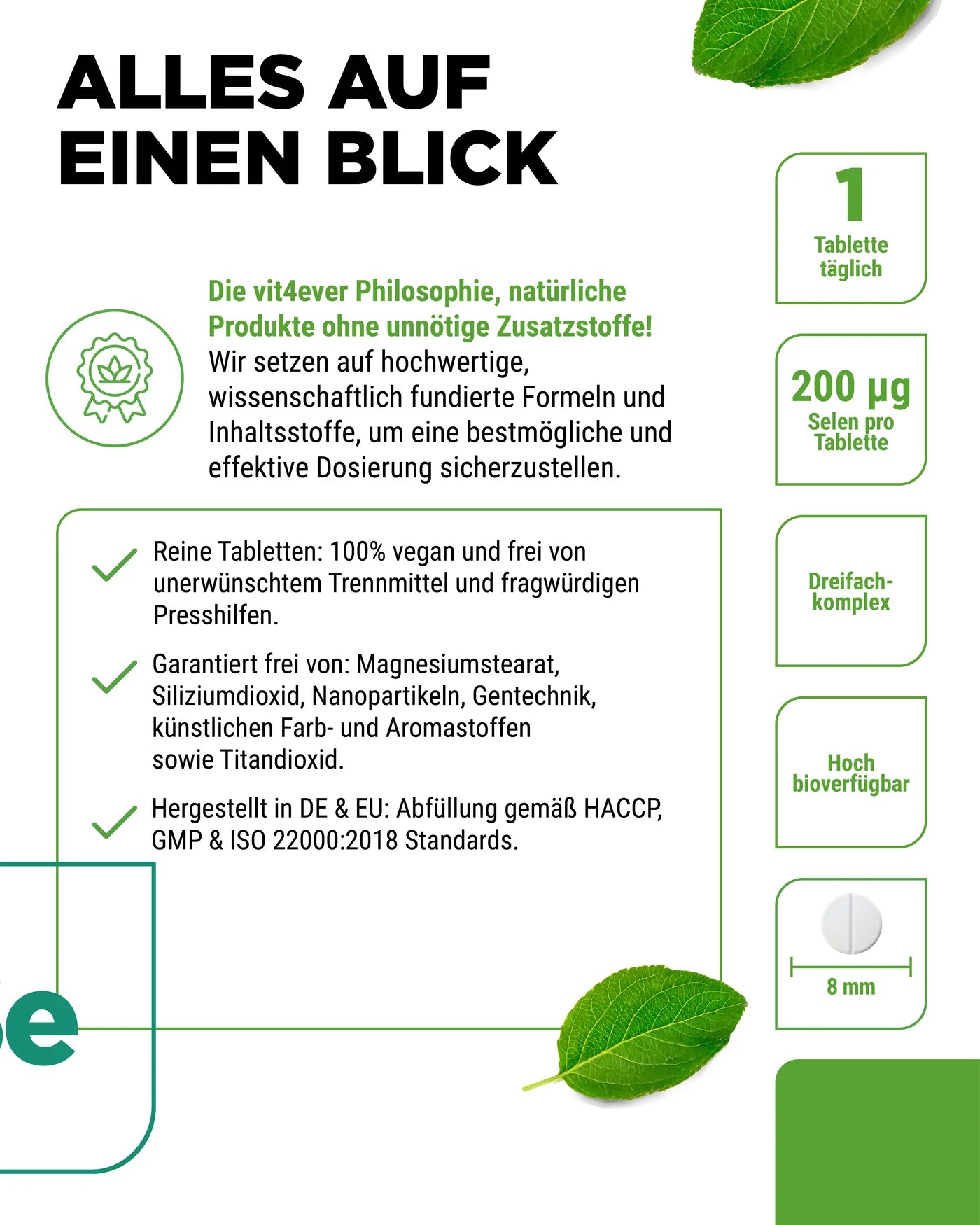 Selen 3-fach Komplex 365 Tabletten
