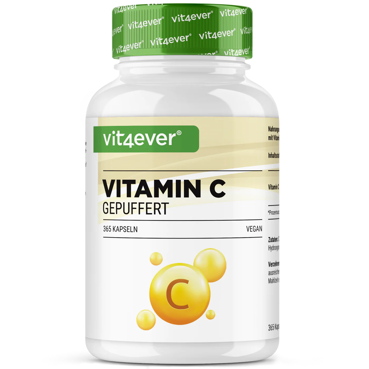 Vitamin C - Calciumascorbat 365 Kapseln